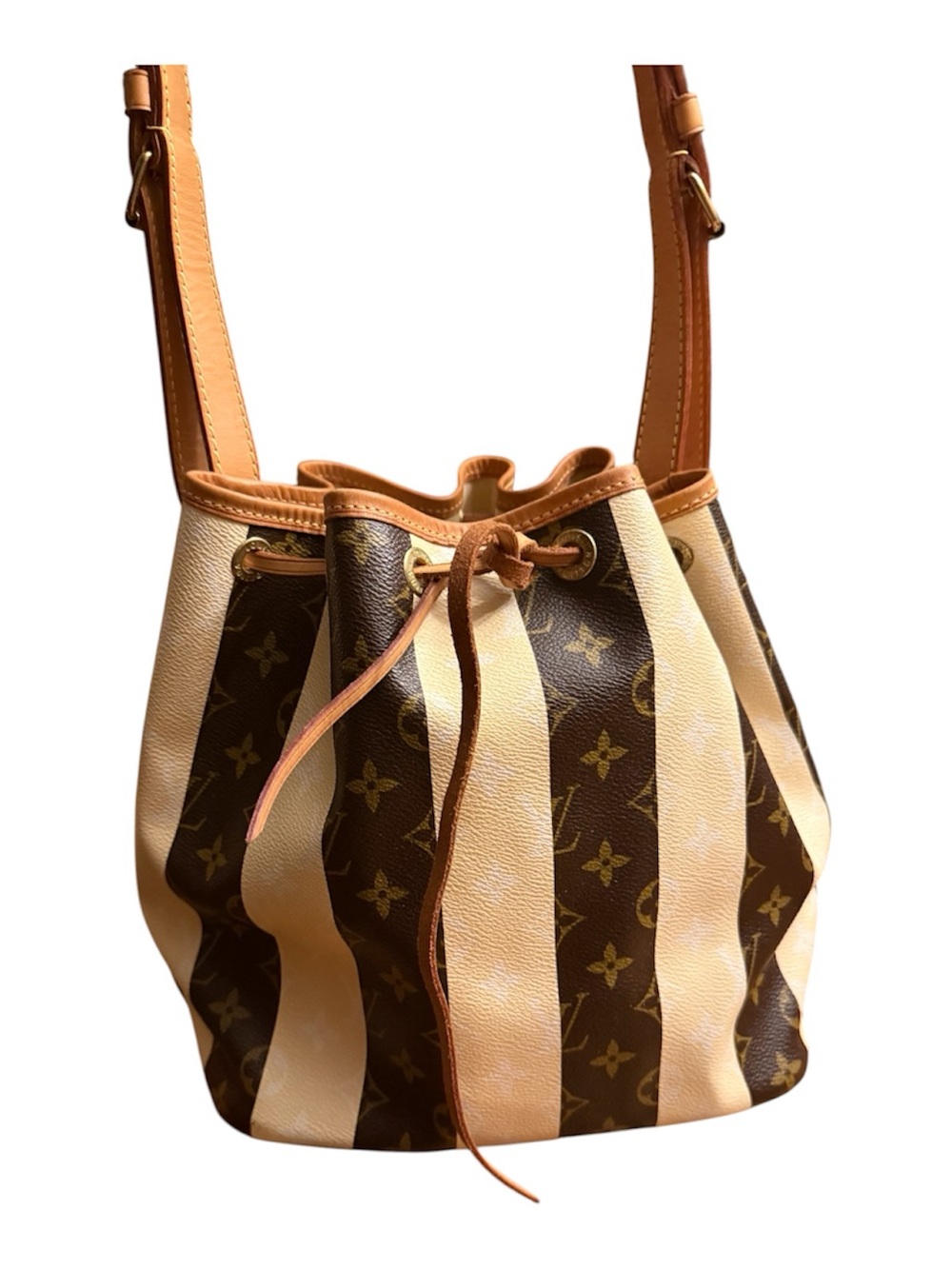 Louis Vuitton Monogram Rayures Petit Noe Bag